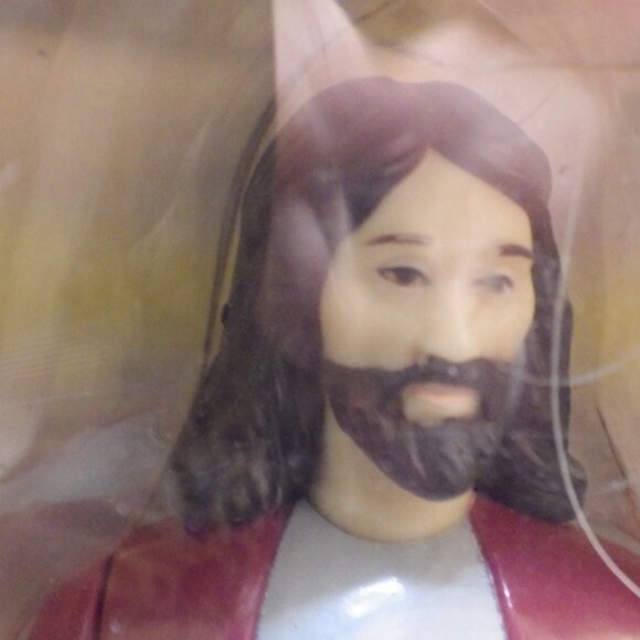 Deluxe Miracle Jesus Action Figure/ Glow in the Dark Hands/ Loaves/ Fishes/ Wine - Picture 8 of 8